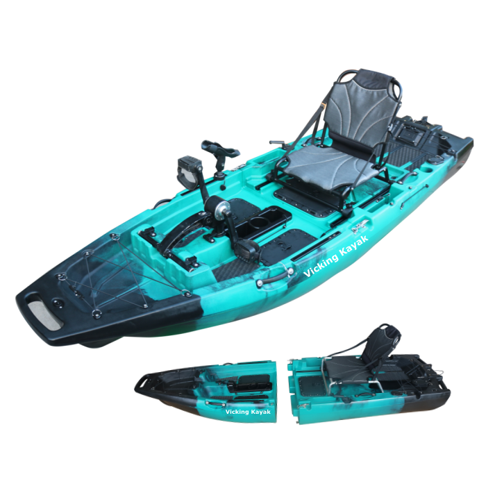 Fishing Kayak Pedal Drive - 2025 NIEUWE Modulaire Kayak 9.5ft Peddelvin