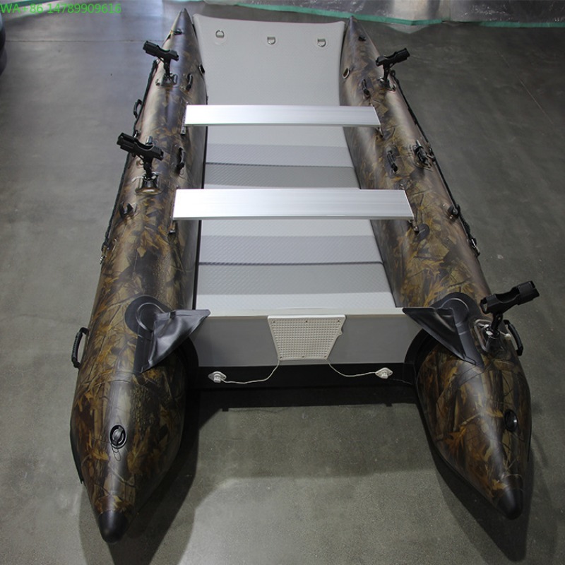Fishing Kayak Inflatable - Snelle opblaasbare catamaranboot van PVC rubber