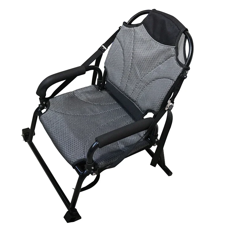Fishing Kayak Sit In - Ademende kajakvisstoel van mesh met armleuningen,