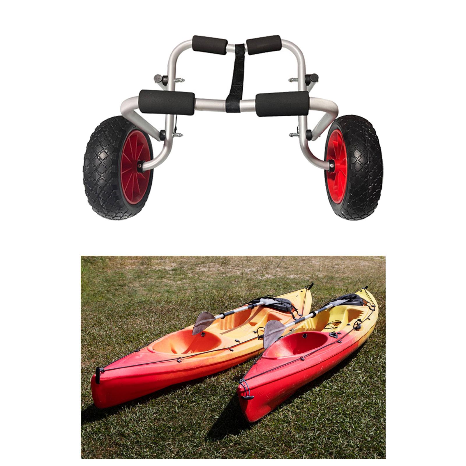 Fishing Kayak Cart - Draagwagen Opvouwbare kajaktrolley Carrier Jon Boat