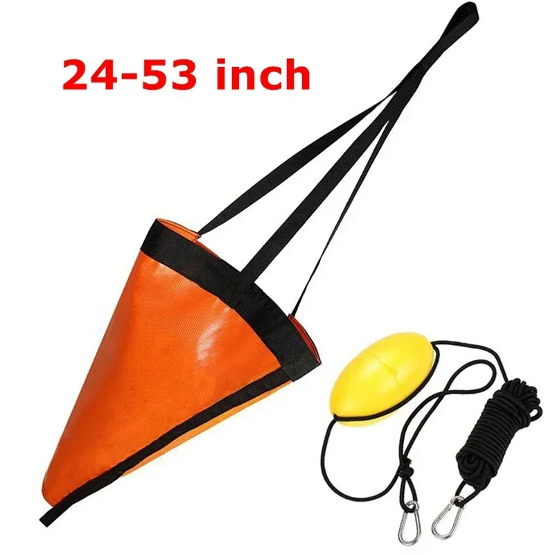 Fishing Kayak Anchor - 24/32/42/53'' Zee Drogue Anker Vlotter Marine