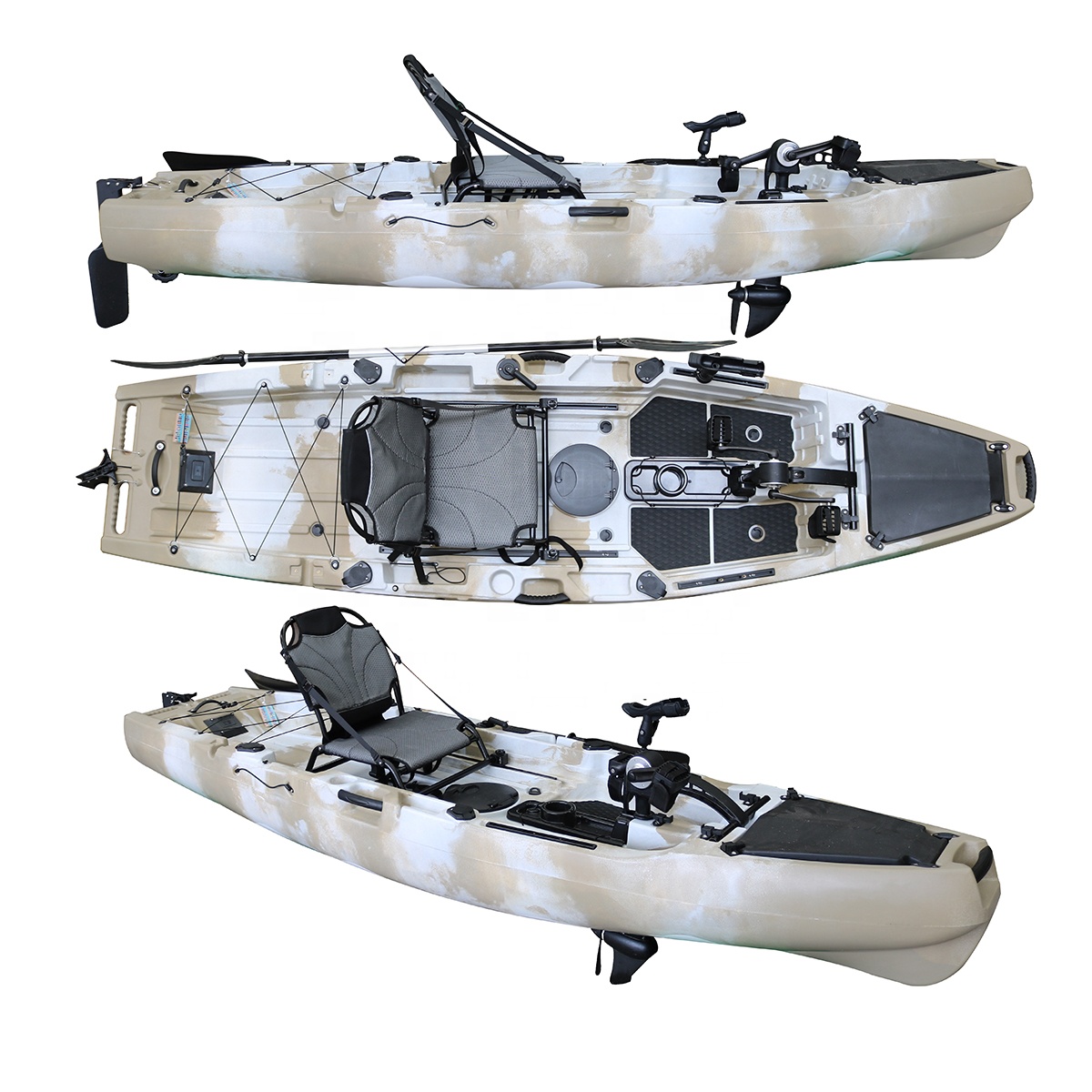 Fishing Kayak Pedal Drive - Viking 10.5FT vispeddelkajak, éénpersoons, te koop,