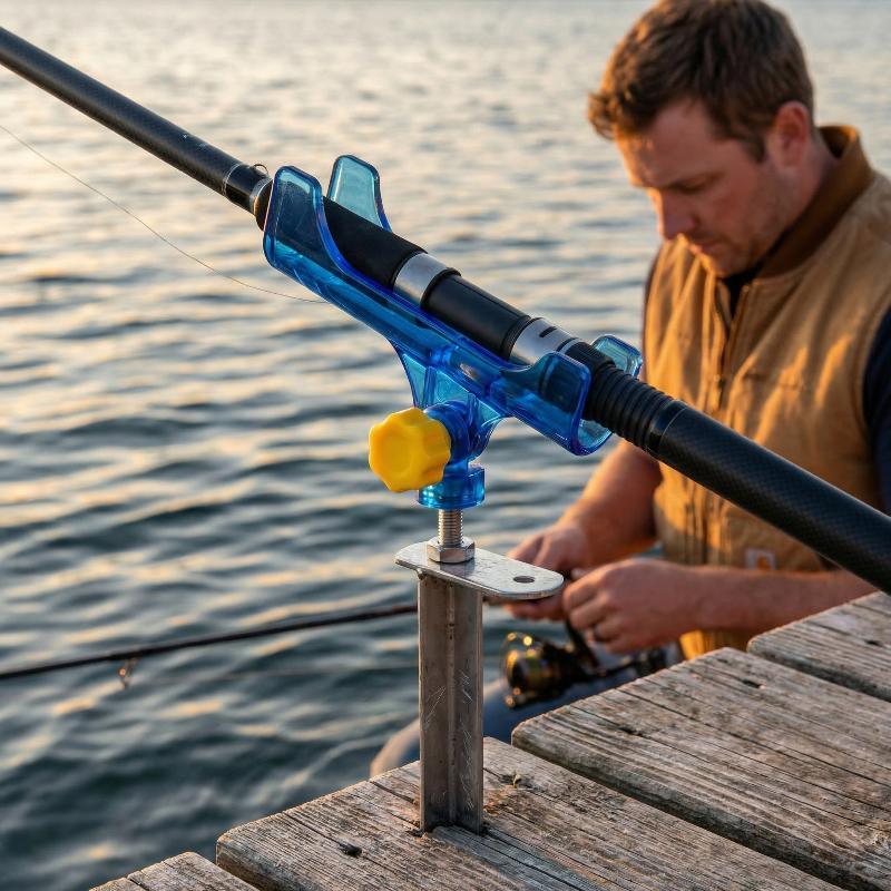 Fishing Kayak Rod Holder - Hengelhouder 360 graden verstelbaar voor kajakbootbank,