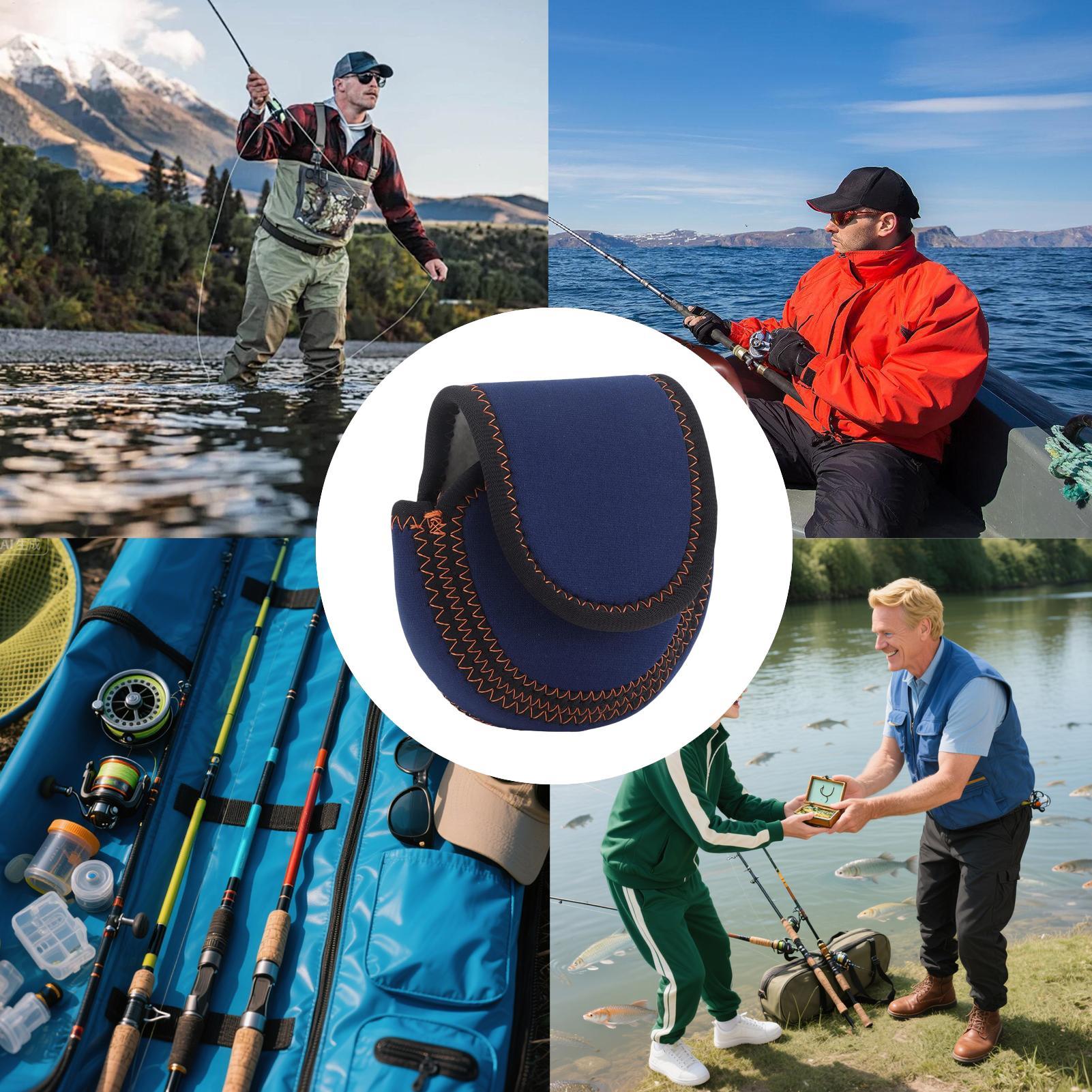 Fishing Kayak Storage Bag - Neopreen Visserij-reel Case Beschermhoes Tas met