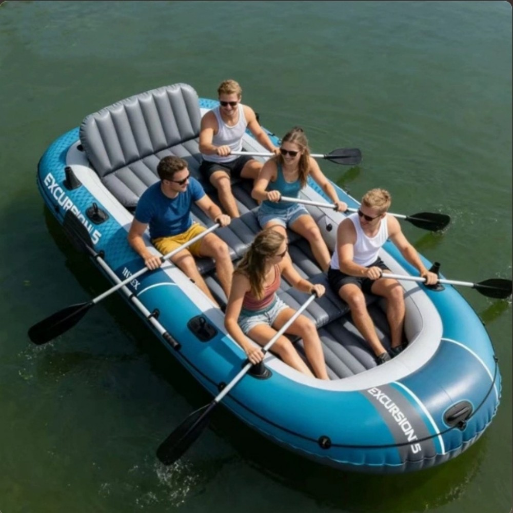 Fishing Kayak Inflatable - 2-persoons 4-persoons dikke kajak, outdoor aanvalsboot,