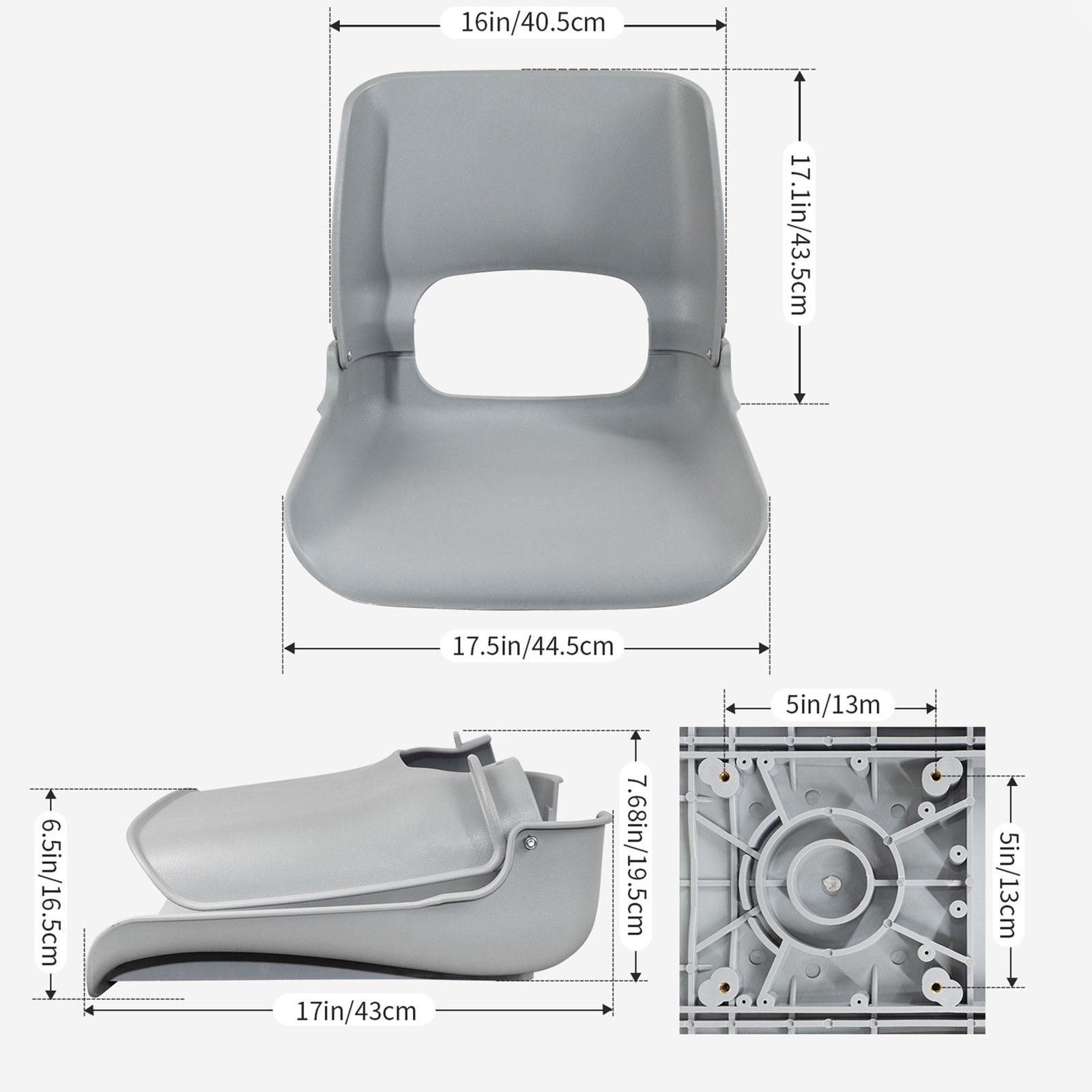 Fishing Kayak Seat - Bootstoel Opvouwbare stoel met hoge rugleuning