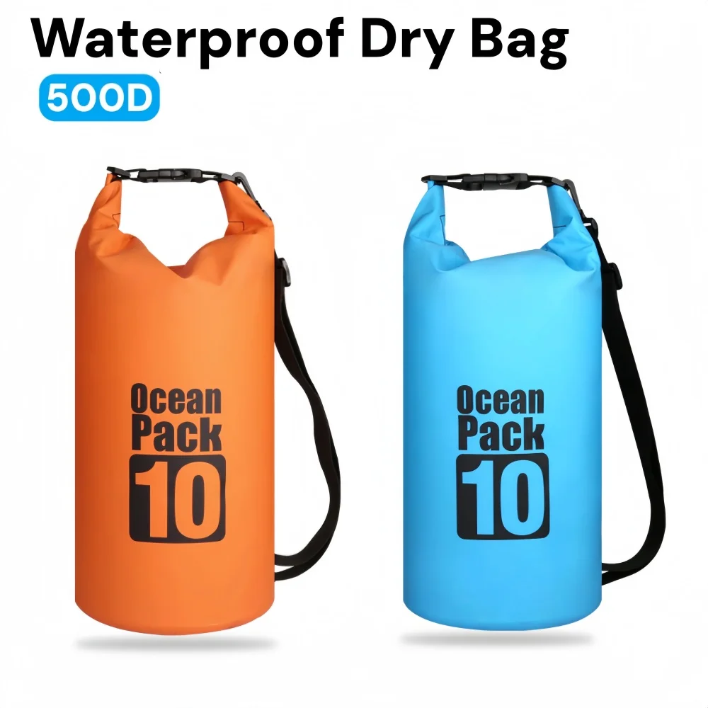 Fishing Kayak Storage Bag - 500D waterdichte droge tas drijvend, roll-top