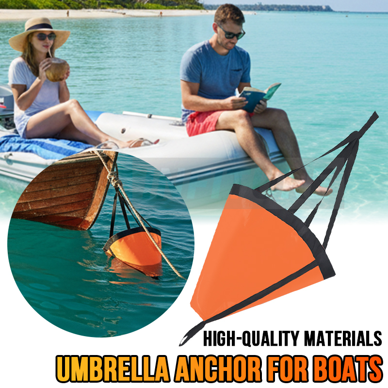 Fishing Kayak Anchor - 18-53 ''Zee Drogue Anker Vlotter Marine