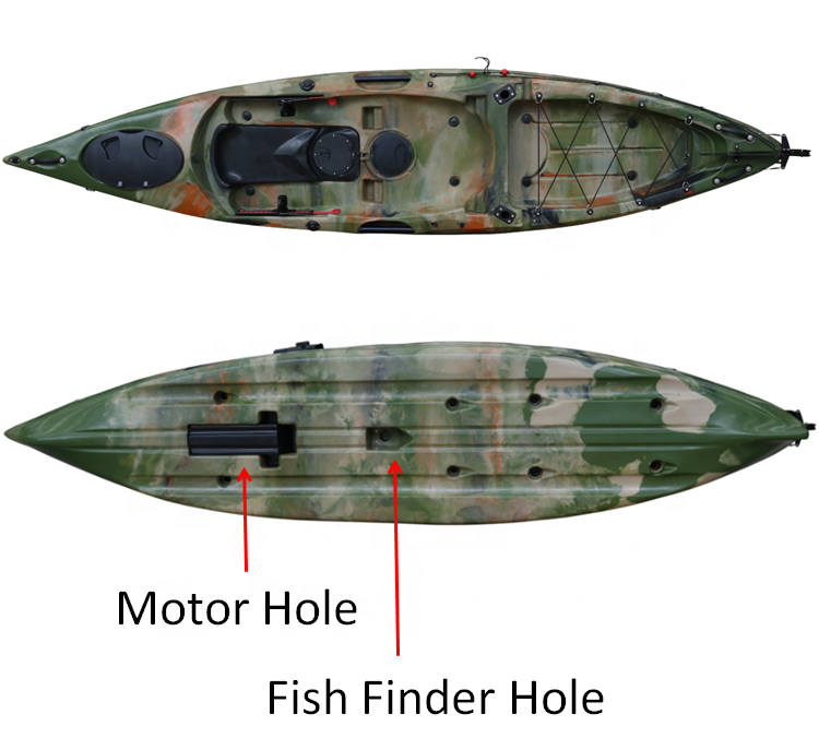 12,46' kajak Sit On Top vismot - Fishing Kayak Sit In recensie en prijs