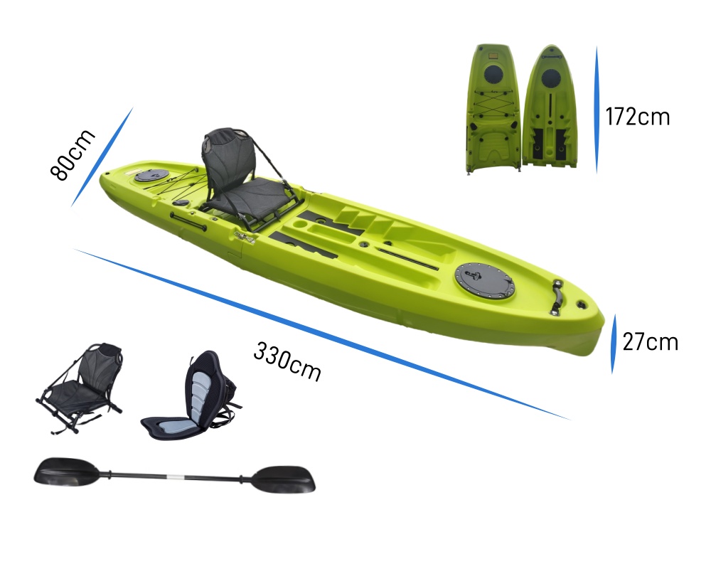 2025 NIEUWE Modulaire Kayak 11 - Fishing Kayak Sit In recensie en prijs