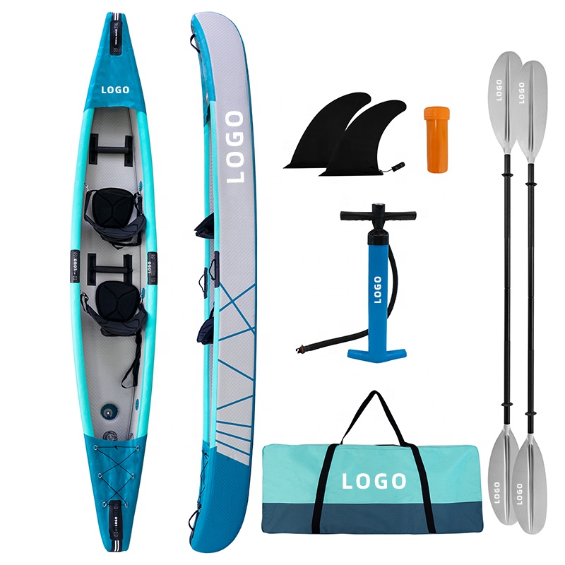 Opblaasbare kajak met drop sti - Fishing Kayak Sit In recensie en prijs