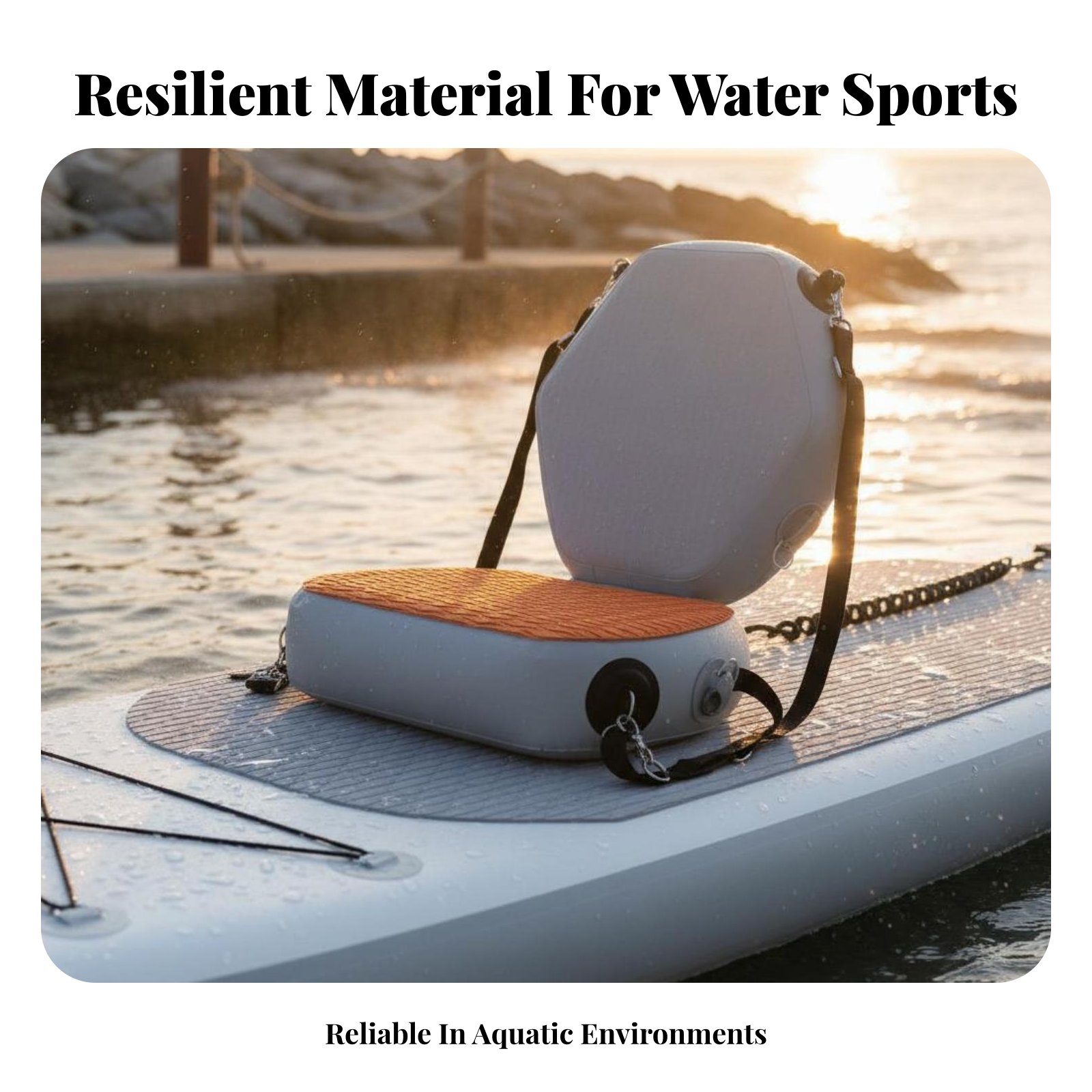 Opblaasbare kajakstoel Slijtva - Fishing Kayak Seat recensie en prijs