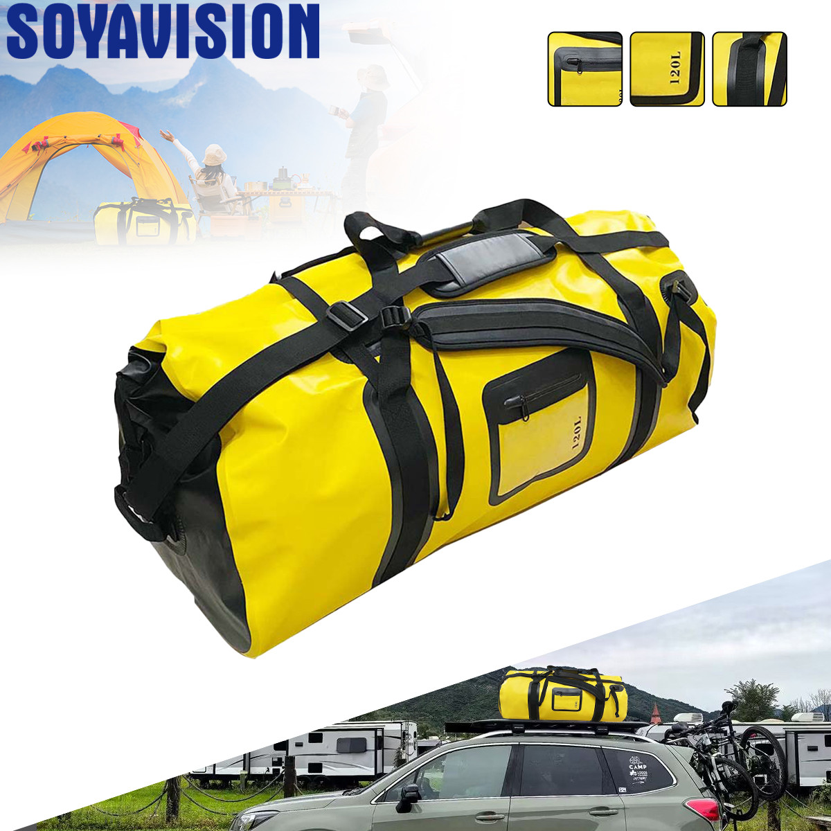 40L/66L/120L Waterdichte Duffl - Fishing Kayak Crate recensie en prijs