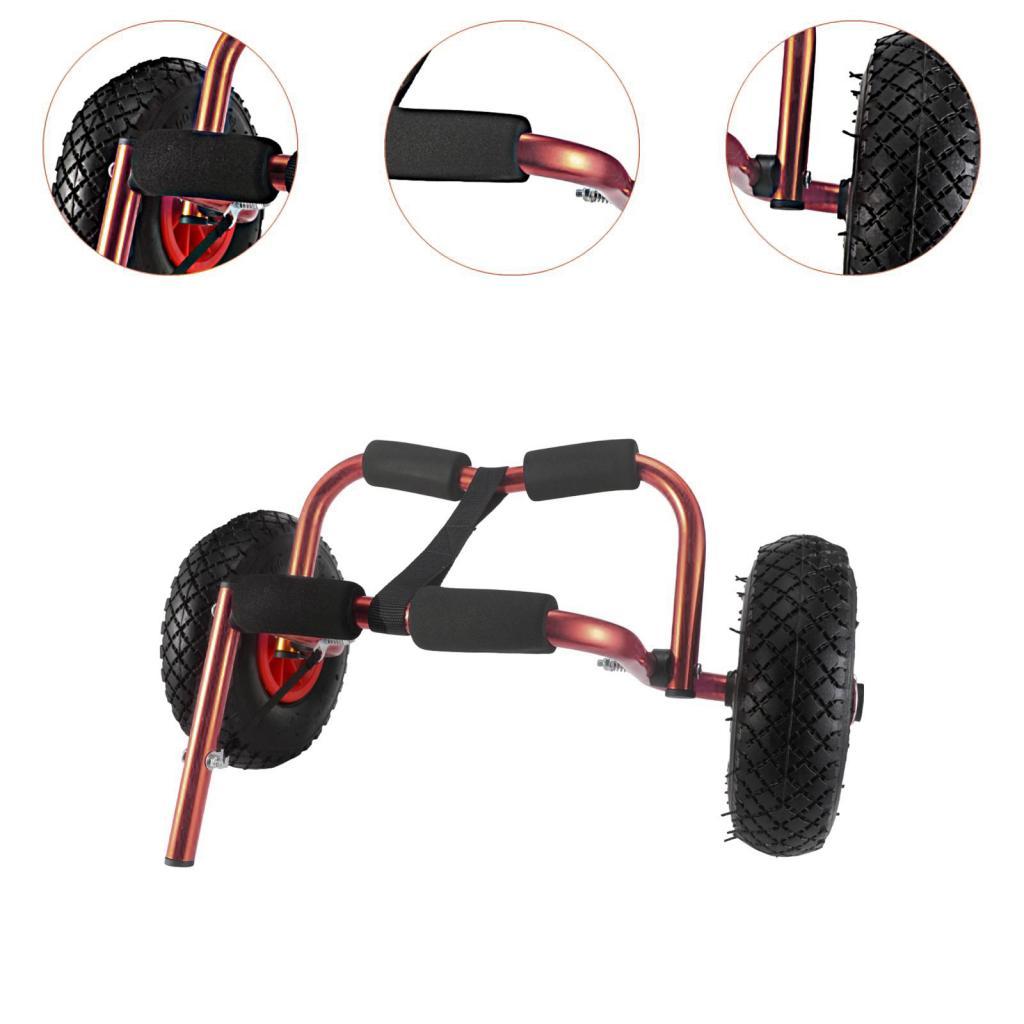 Verstelbare kajakkar, opvouwba - Fishing Kayak Cart recensie en prijs