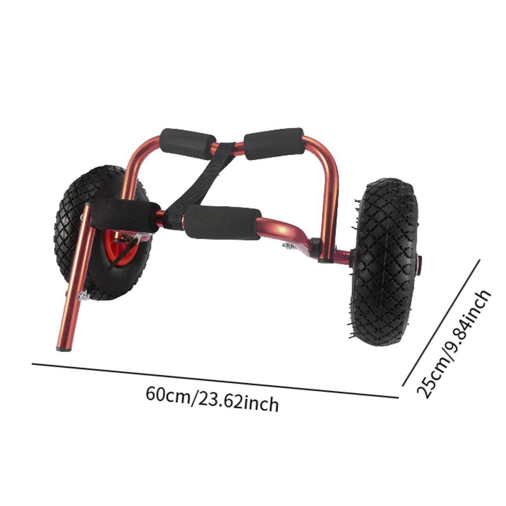 Verstelbare kajakkar, opvouwba - Fishing Kayak Cart recensie en prijs
