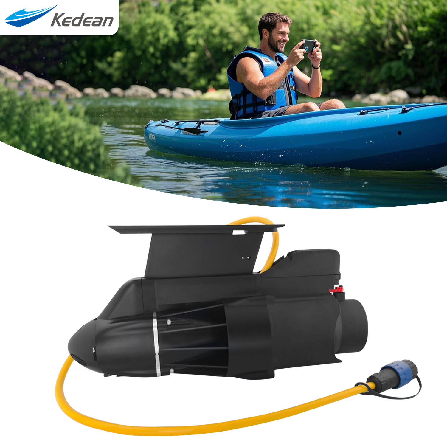 Directionele elektrische troll - Fishing Kayak Trolling Motor recensie en prijs