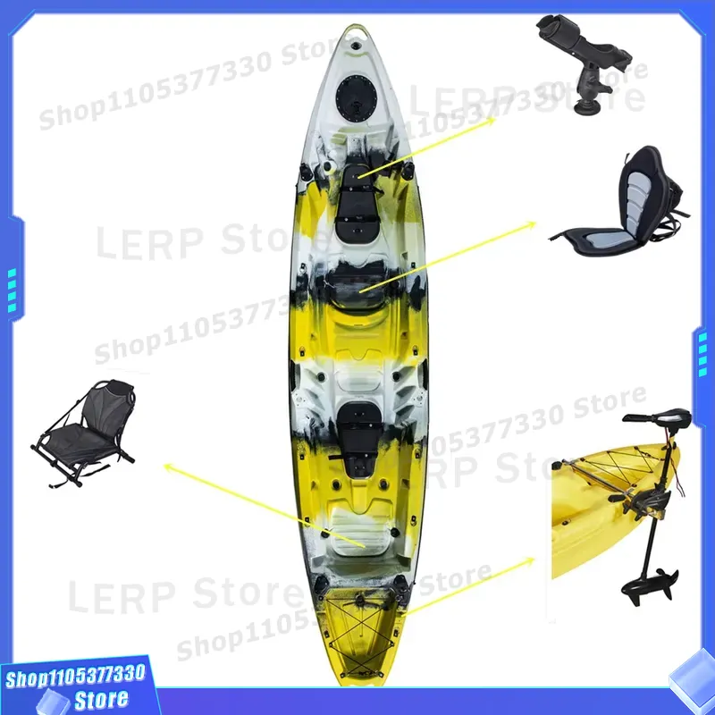 2-persoons plastic stijve zit- - Fishing Kayak Sit In recensie en prijs