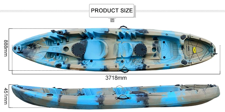 2026 Rotomolded Tandem Kayak F - Fishing Kayak Sit In recensie en prijs
