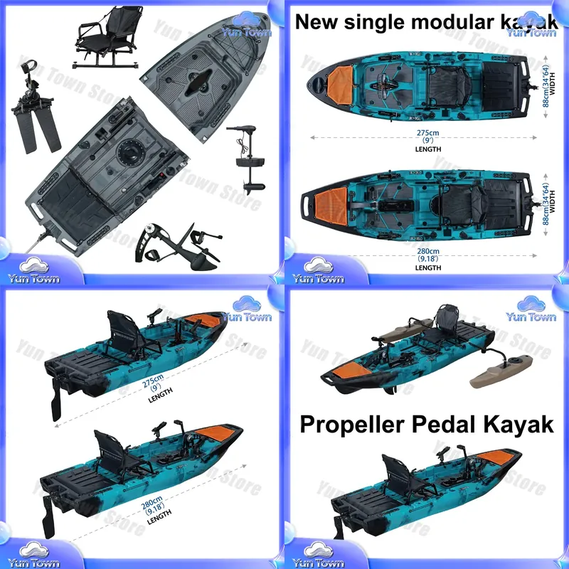 Modulaire Kayak 9.5ft Zit-op-T - Fishing Kayak Sit In recensie en prijs