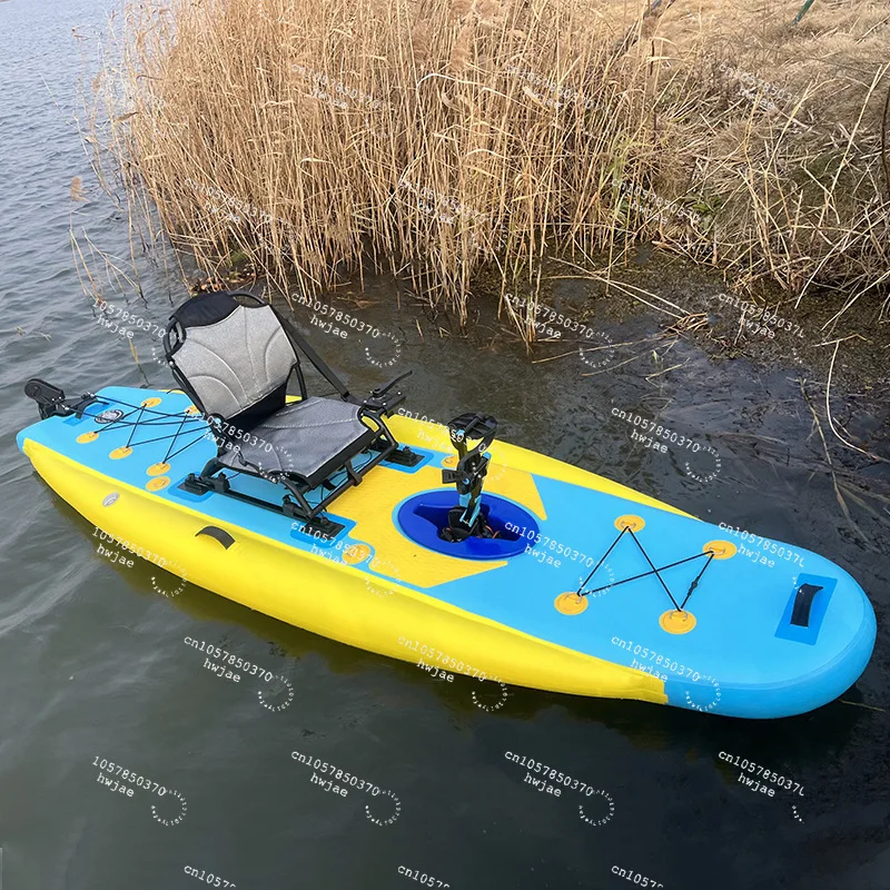 Opblaasbare peddelkajak met aa - Fishing Kayak Inflatable recensie en prijs